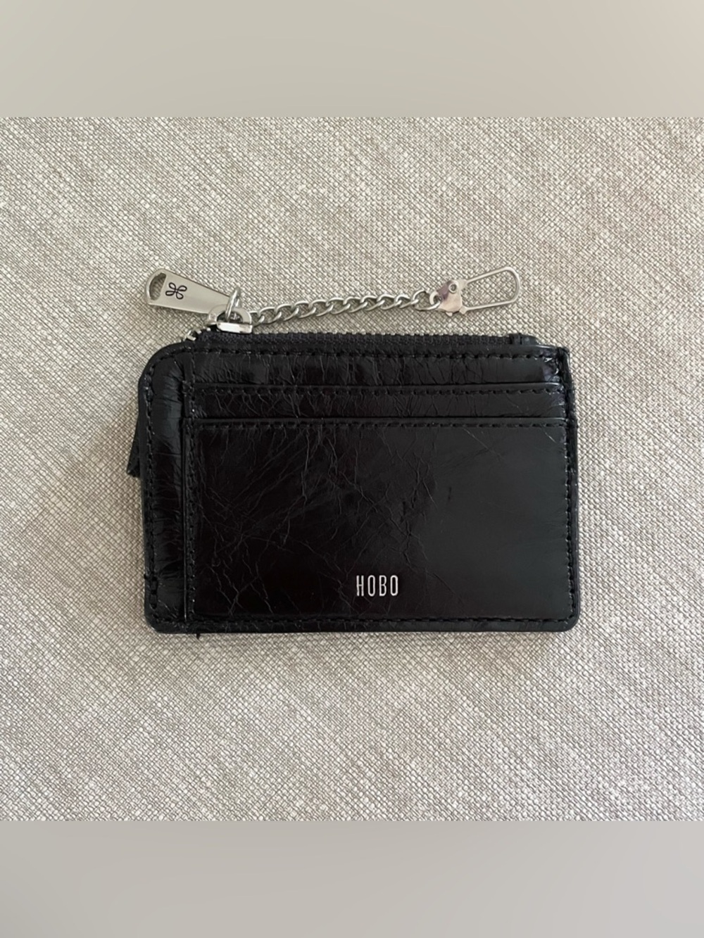 HOBO Kai Leather Zip Card/Key Holder Wallet